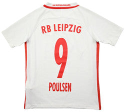 Maillot RB Leipzig 2016-17 Nike Domicile Poulsen vintage collector