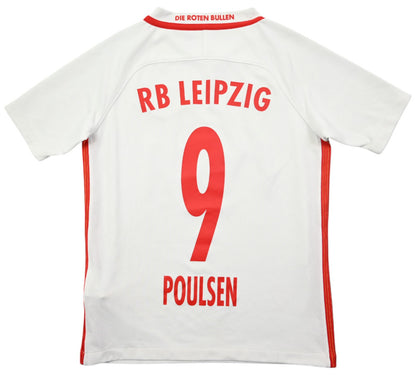 Maillot RB Leipzig 2016-17 Nike Domicile Poulsen vintage collector