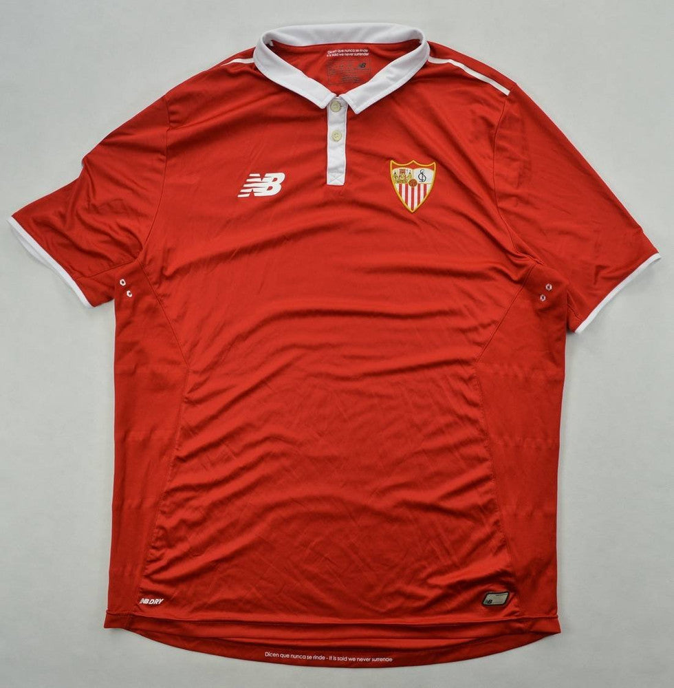 Maillot Sevilla Domicile New Balance 2016-17 Vintage - XL