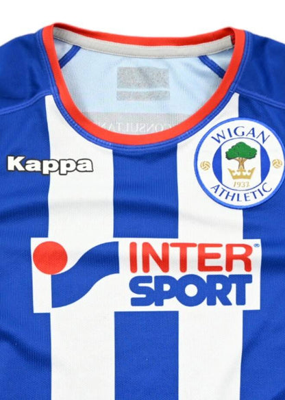 Maillot Wigan Athletic 2016-17 Domicile Kappa vintage collector