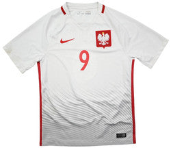 Maillot Pologne Extérieur Nike 2016-18 Lewandowski vintage S