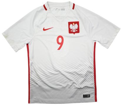 Maillot Pologne Extérieur Nike 2016-18 Lewandowski vintage S