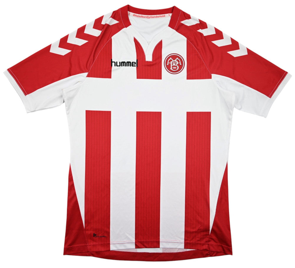 Maillot Aalborg BK Domicile Hummel 2017-18 Vintage - 9/10