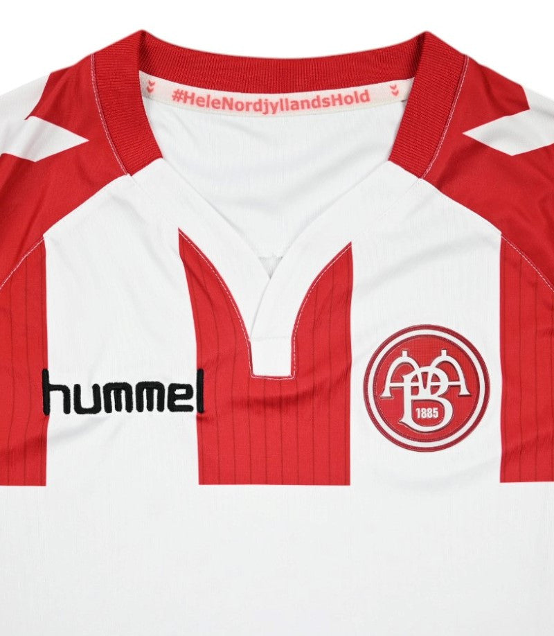 Maillot Aalborg BK Domicile Hummel 2017-18 Vintage - 9/10