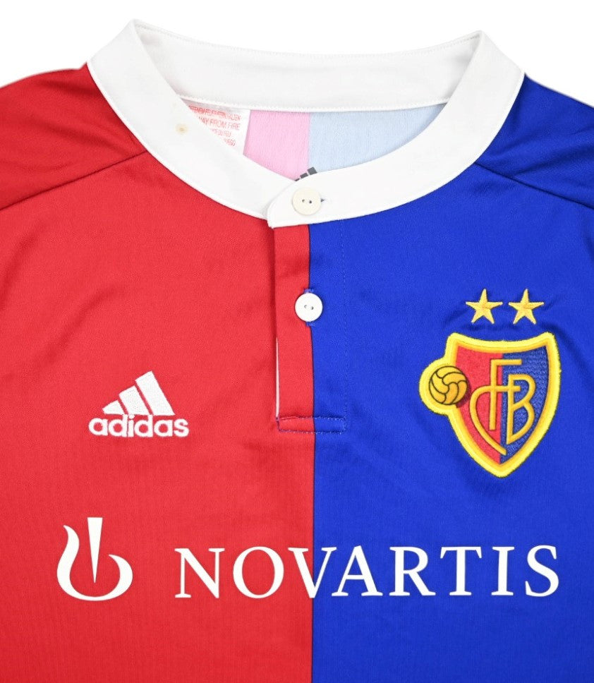 Maillot FC Basel 2017-18 Domicile Adidas Novartis vintage