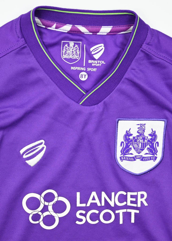 Maillot Bristol City Domicile 2017-18 Vintage Taille Garçon