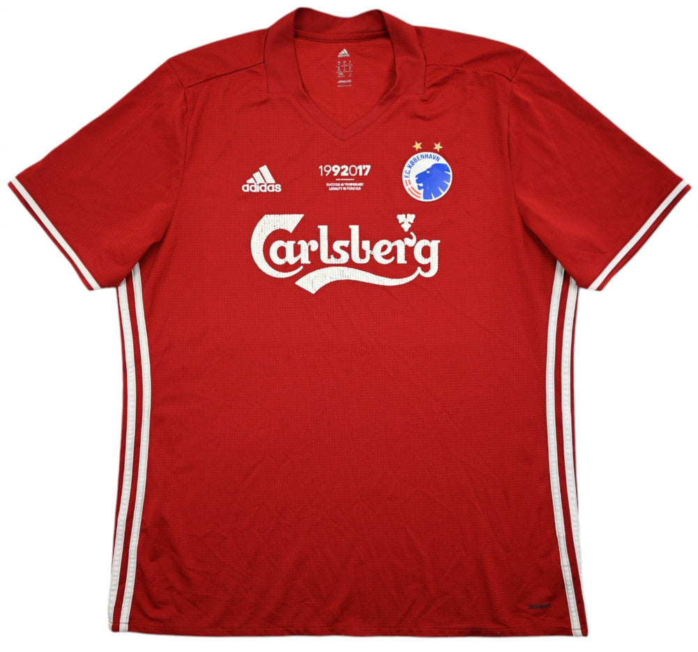 Maillot FC Copenhagen Domicile 2017-18 Adidas Vintage Carlsberg