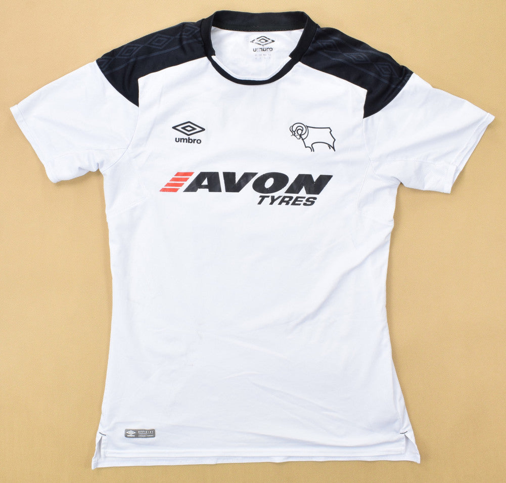 Maillot Derby County 2017-18 Adidas Domicile Lawrence Vintage