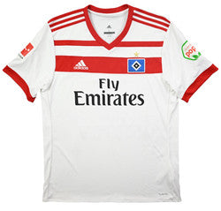 Maillot Hamburg 2017-18 Adidas Domicile Holtby Vintage L