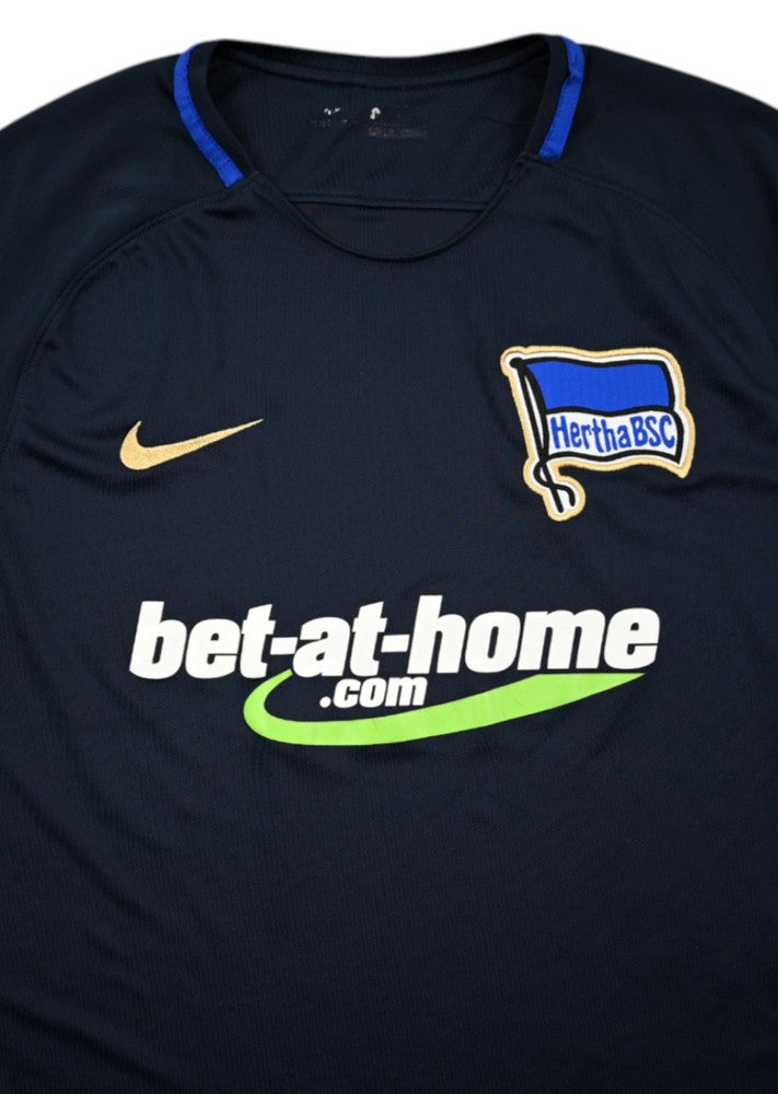 Maillot Hertha Berlin Extérieur Nike 2017-18 Vintage | L