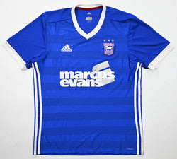 Maillot Ipswich Town 2017-18 Adidas Domicile Vintage 9/10