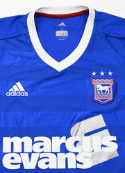 Maillot Ipswich Town 2017-18 Adidas Domicile Vintage 9/10