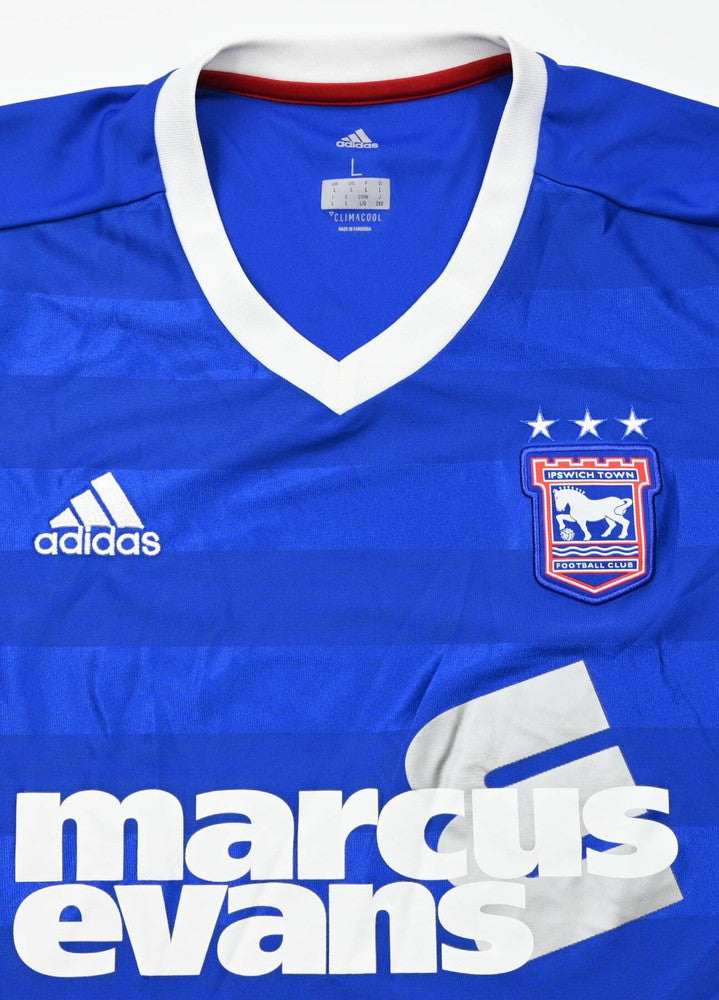 Maillot Ipswich Town 2017-18 Adidas Domicile Vintage 9/10