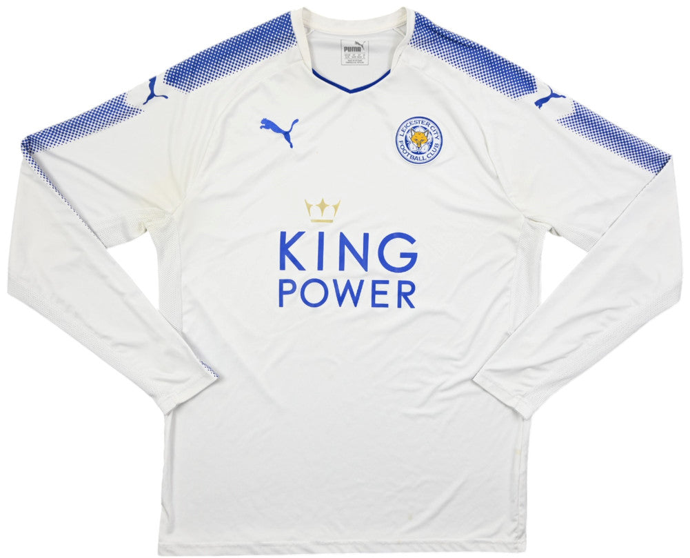 Maillot Leicester City Extérieur Puma 2017-18 Manches Longues