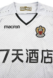 Maillot OGC Nice Extérieur 2017-18 Macron Manches Longues Boys