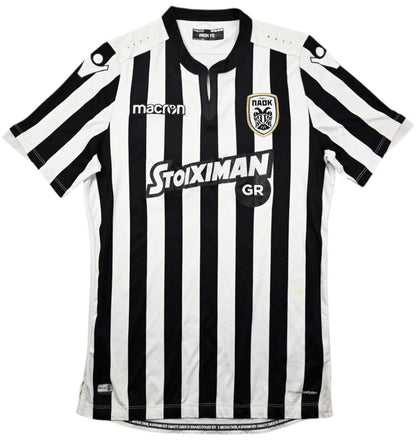Maillot PAOK FC 2017-18 Domicile Macron Stoiximan vintage