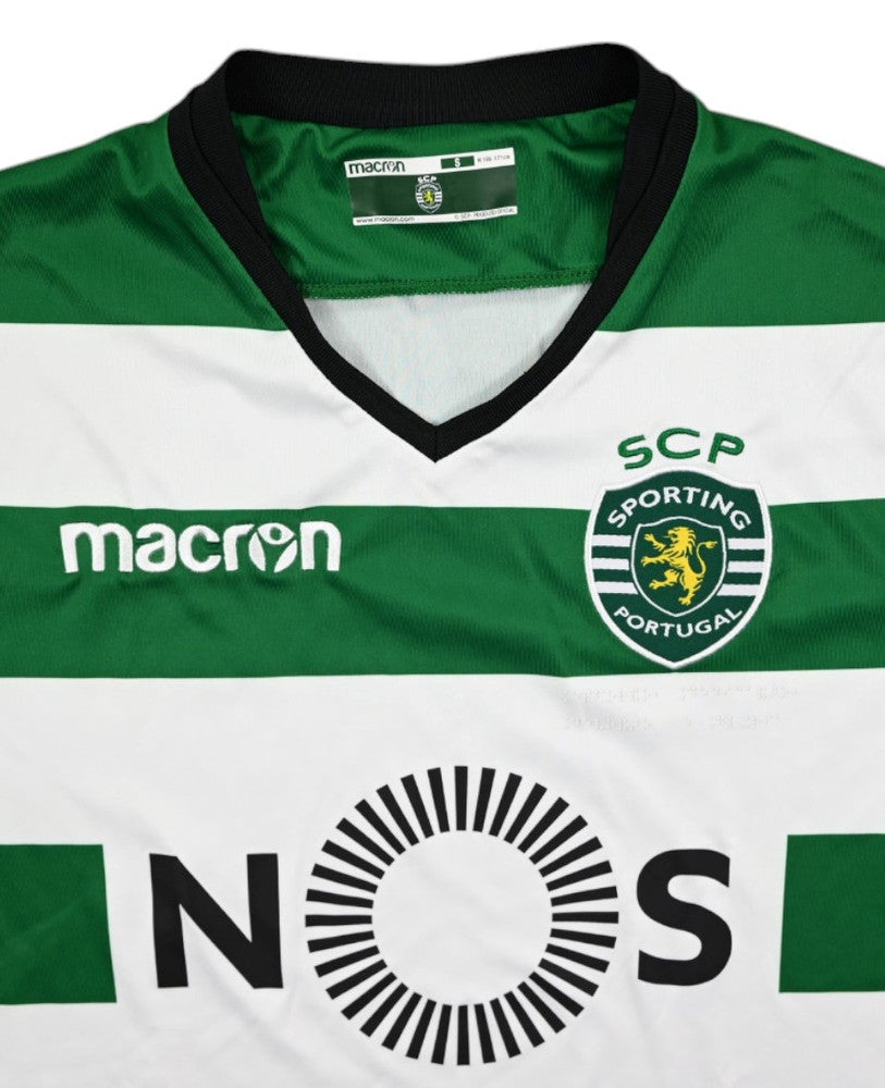 Maillot Sporting CP Domicile Macron 2017-18 Vintage - NOS