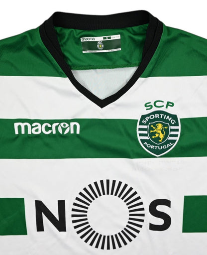 Maillot Sporting CP Domicile Macron 2017-18 Vintage - NOS