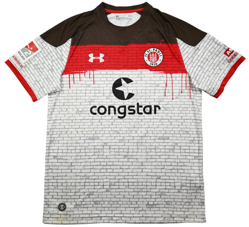 Maillot FC St. Pauli Extérieur 2017-18 Under Armour Nehrig vintage
