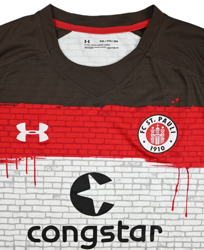 Maillot FC St. Pauli Extérieur 2017-18 Under Armour Vintage XXL