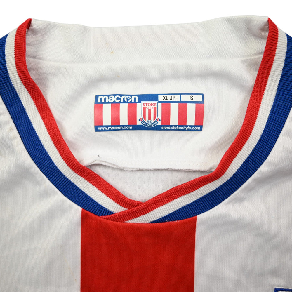 Maillot Stoke City 2017-18 Macron Domicile BURGE Manches Longues