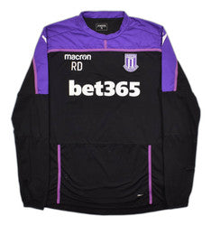 Maillot Stoke City Extérieur 2017-18 Macron Longsleeve XL vintage