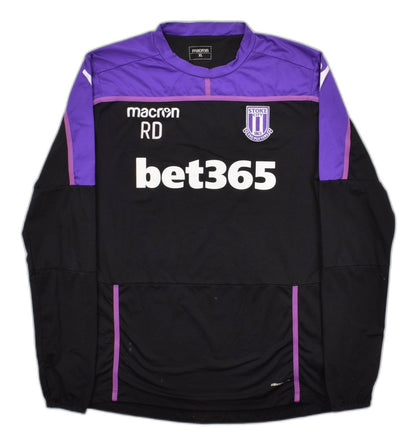 Maillot Stoke City Extérieur 2017-18 Macron Longsleeve XL vintage
