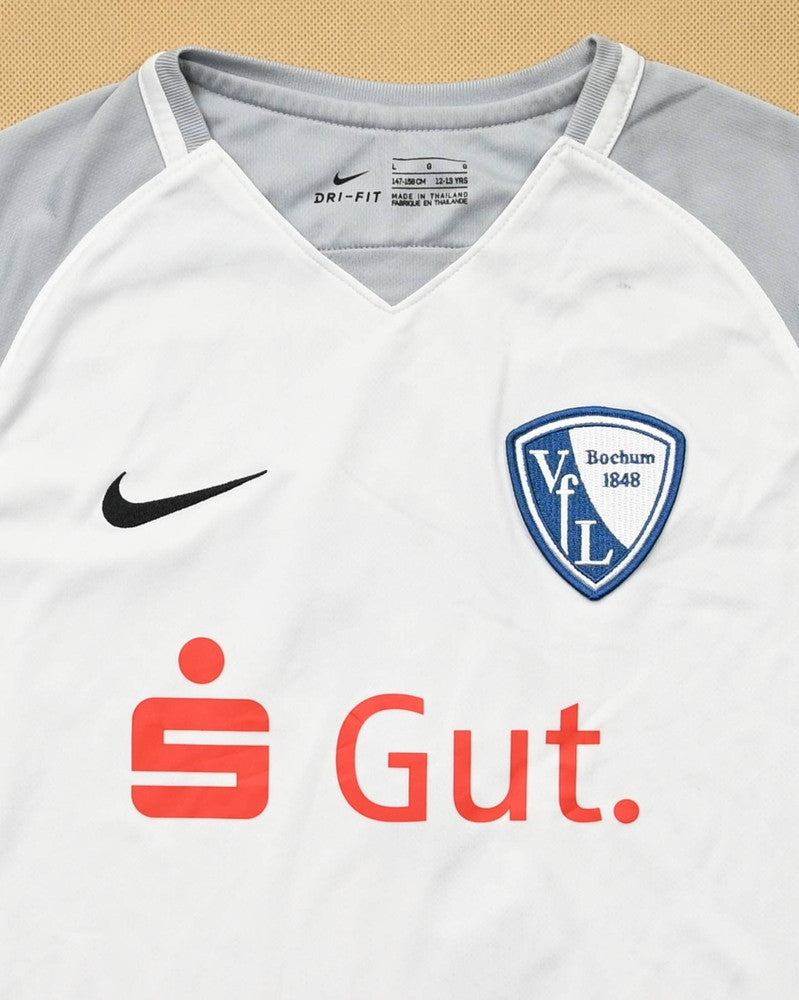 Maillot VFL Bochum Extérieur Nike 2017-18 Vintage #7 Manches Longues