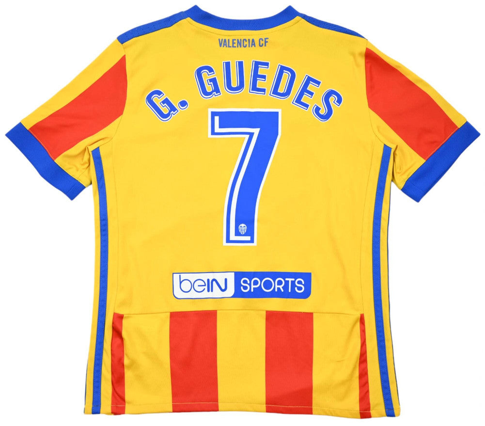 Maillot Valencia Domicile Adidas 2017-19 Flocage Guedes Vintage