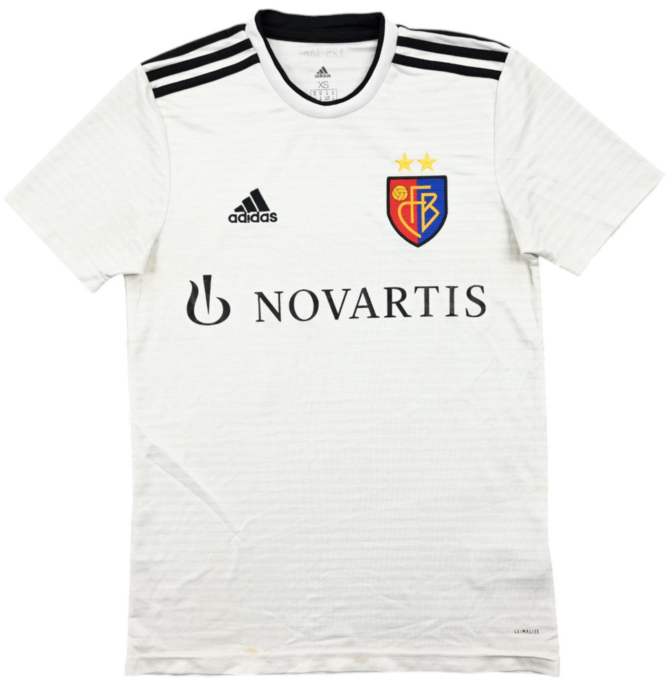Maillot Extérieur FC Basel 2018-19 Adidas Novartis vintage XS