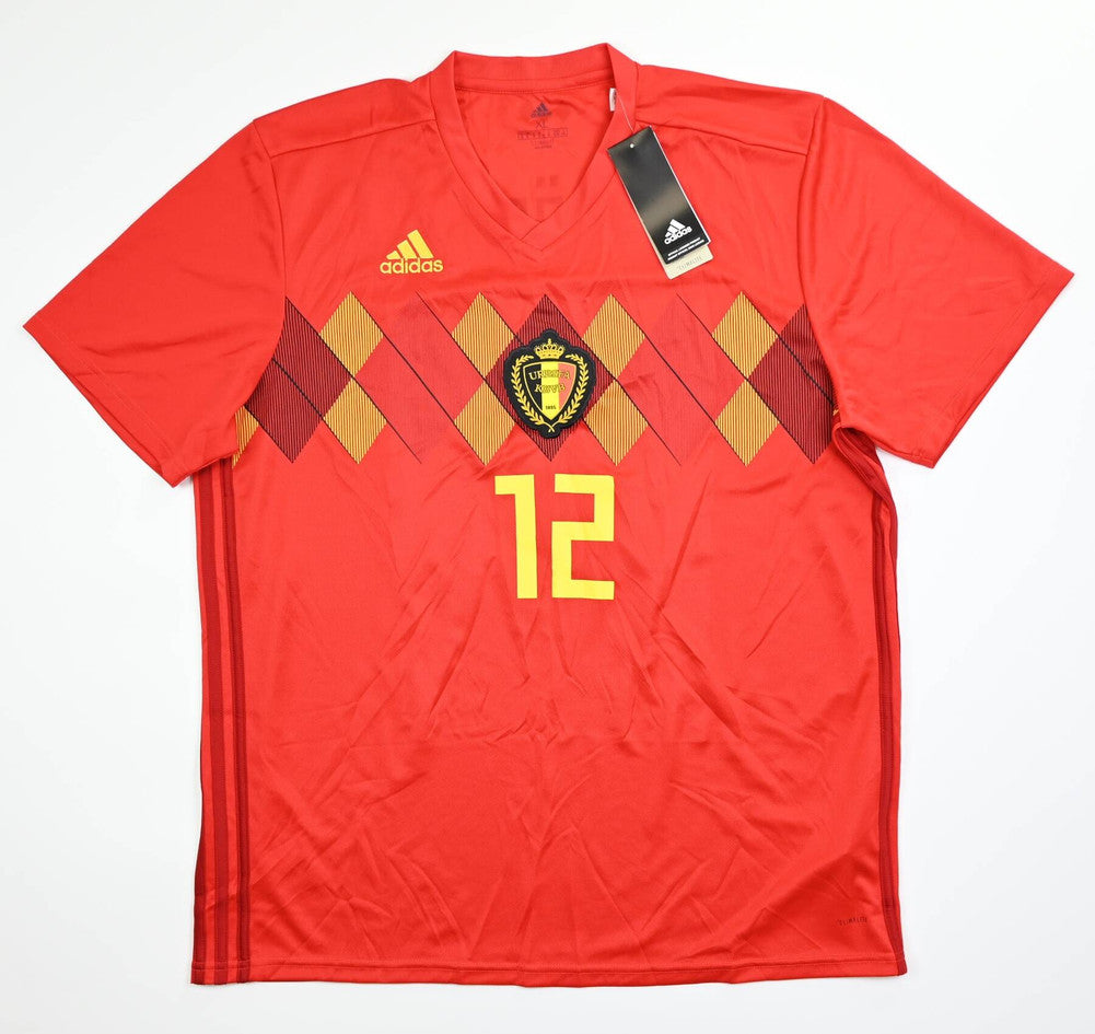Maillot Belgique Domicile Adidas 2018-19 Vintage BJORN XL