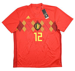 Maillot Belgique Domicile Adidas 2018-19 Vintage BJORN XL