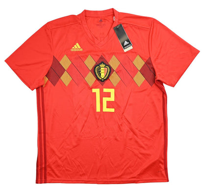 Maillot Belgique Domicile Adidas 2018-19 Vintage BJORN XL