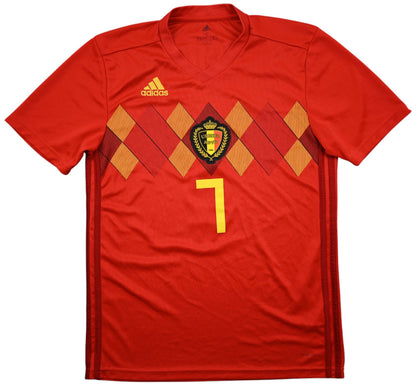 Maillot Belgique Domicile 2018-19 Adidas De Bruyne vintage