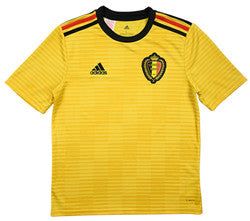 Maillot Belgique Extérieur 2018-19 Adidas Vintage L Boys