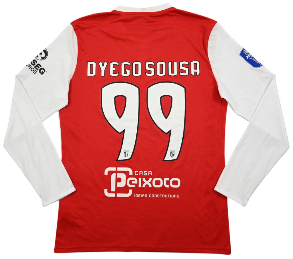 Maillot Braga 2018-19 Lacatoni Dyego Sousa Domicile Vintage XL