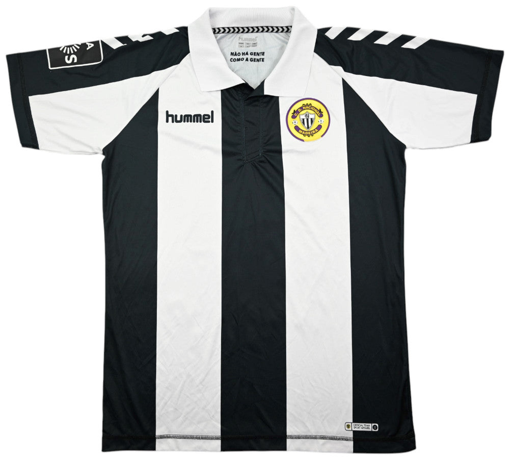 Maillot CD Nacional Extérieur Hummel 2018-19 Felipe Coral vintage