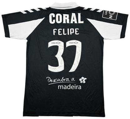 Maillot CD Nacional Extérieur Hummel 2018-19 Felipe Coral vintage