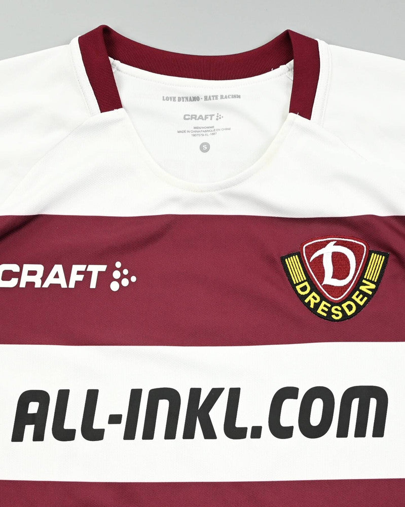 Maillot Dynamo Dresden Domicile Craft 2018-19 Koné vintage