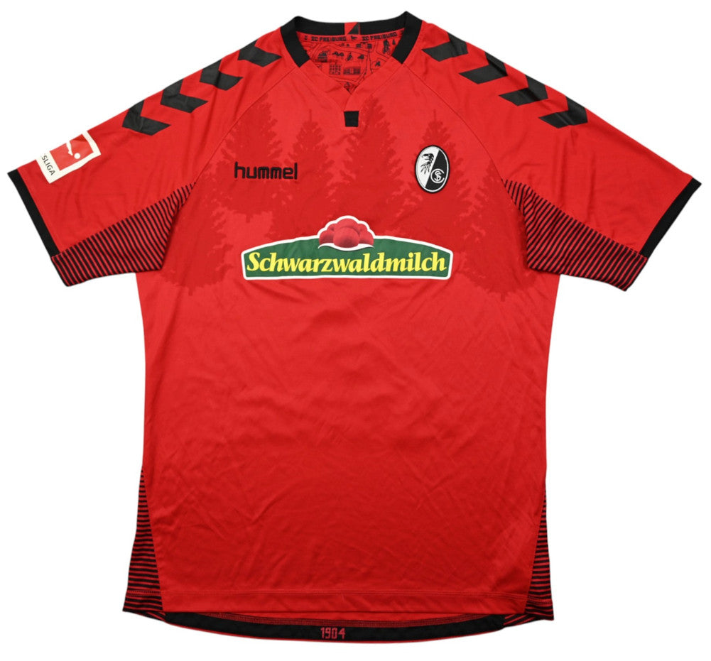 Maillot SC Freiburg 2018-19 Hummel Domicile Niederlechner vintage