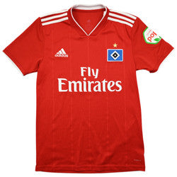 Maillot Hamburg Domicile 2018-19 Adidas Fly Emirates vintage