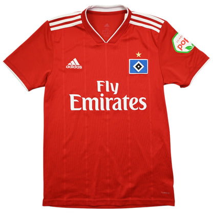 Maillot Hamburg Domicile 2018-19 Adidas Fly Emirates vintage
