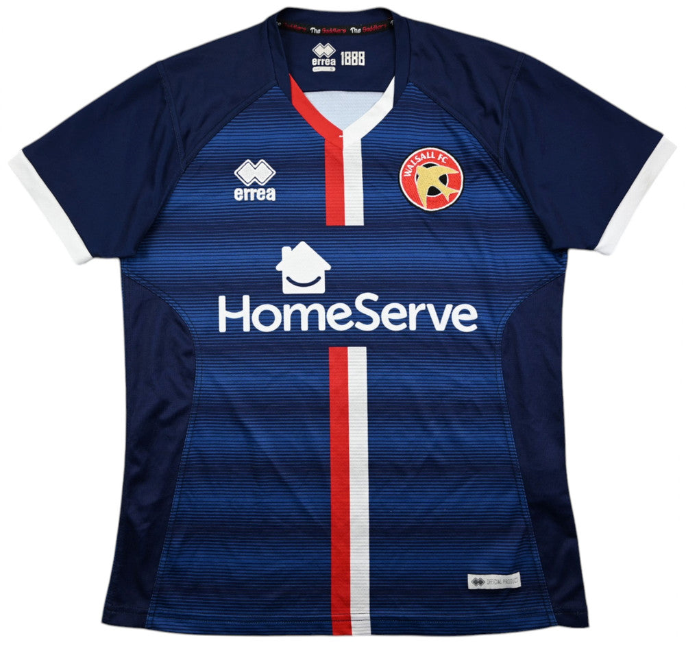 Maillot Walsall FC 2018-19 Domicile Errea HomeServe vintage S