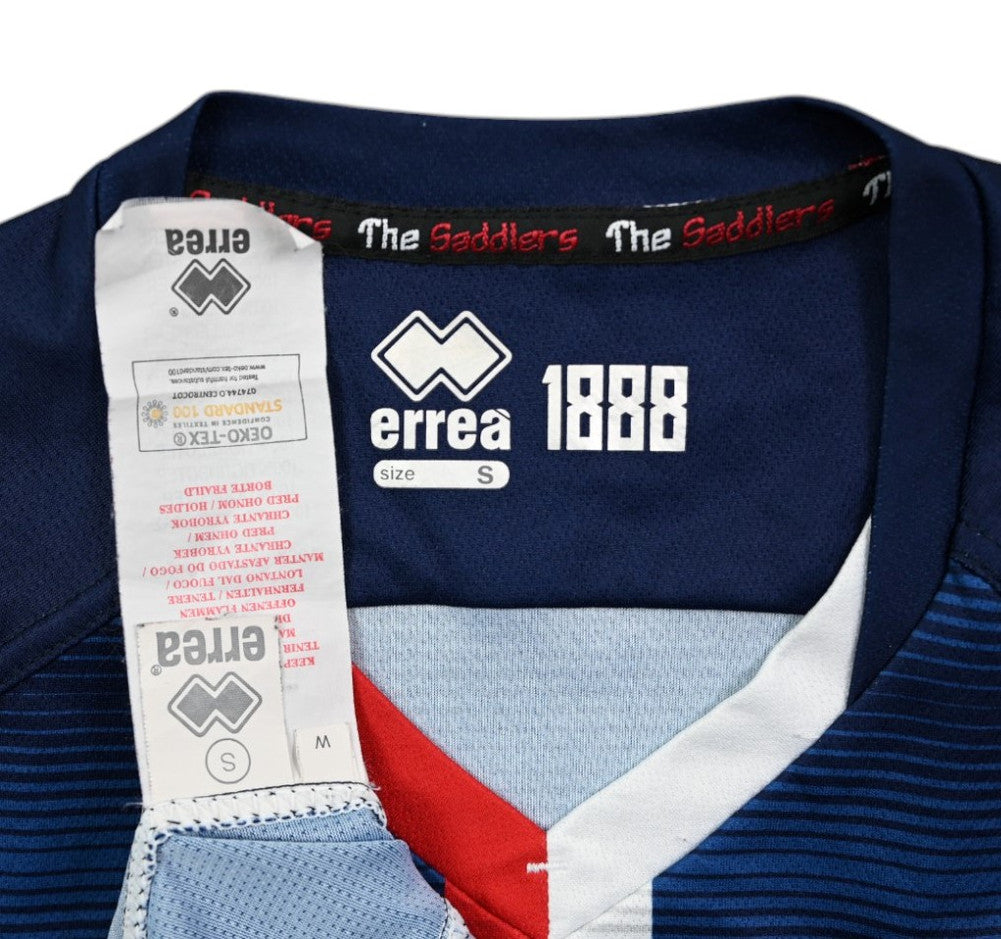 Maillot Walsall FC 2018-19 Domicile Errea HomeServe vintage S