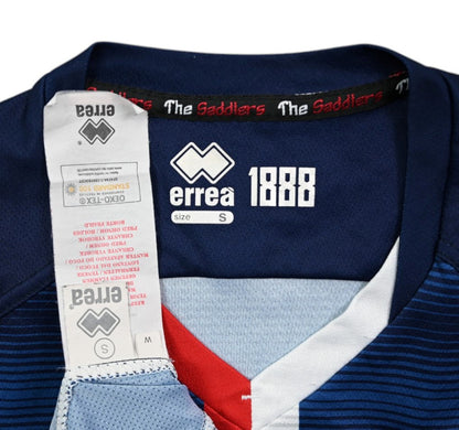 Maillot Walsall FC 2018-19 Domicile Errea HomeServe vintage S