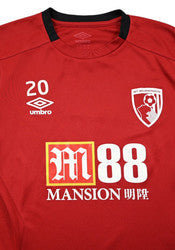 Maillot Bournemouth 2019-20 Domicile Umbro Vintage – Taille S