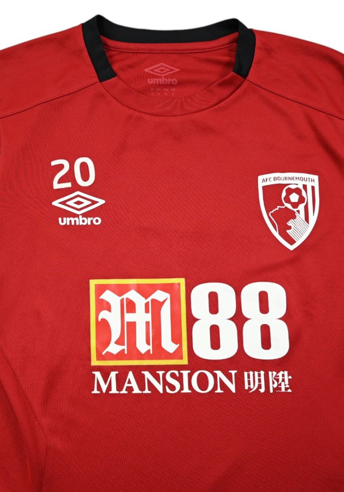 Maillot Bournemouth 2019-20 Domicile Umbro Vintage – Taille S