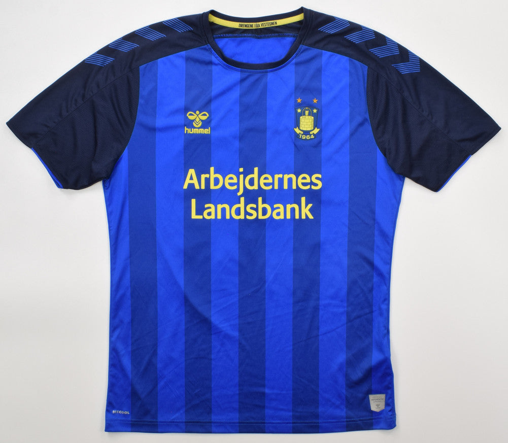 Maillot Brondby Domicile Hummel 2019-20 Wilczek vintage L