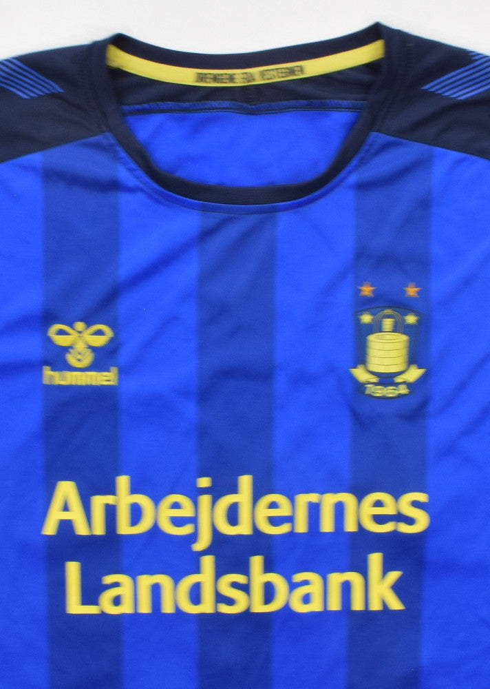 Maillot Brondby Domicile Hummel 2019-20 Wilczek vintage L