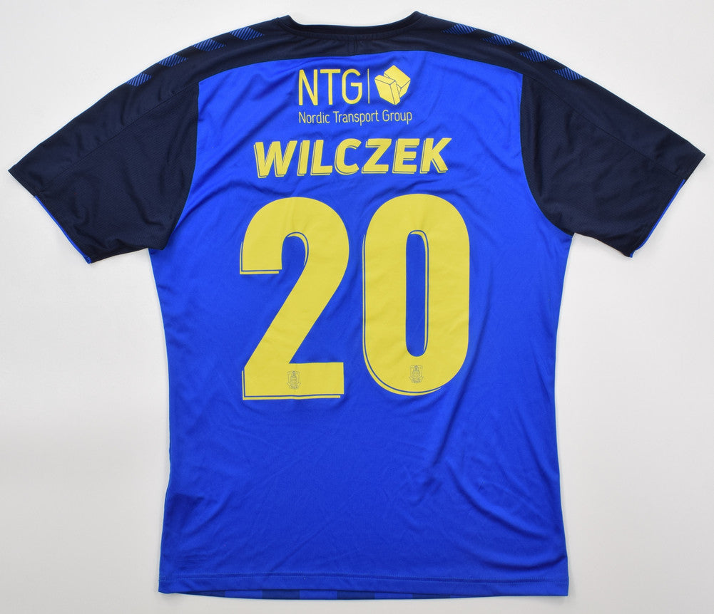 Maillot Brondby Domicile Hummel 2019-20 Wilczek vintage L